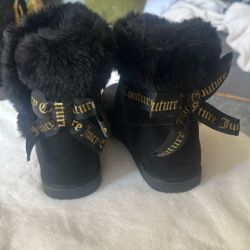 Juicy  Couture Boots Black Size 8/1/2 $10