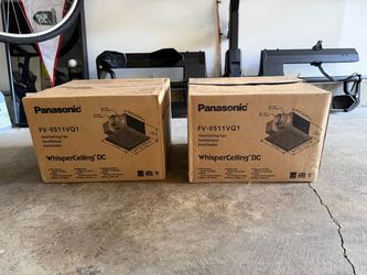 2 Ceiling Fans - Panasonic WhisperCeiling DC