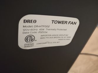 DREO Tower Fan for Sale in Brooklyn, NY - OfferUp