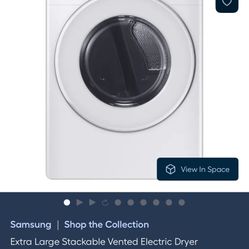 Samsung Stackable, Washer And Dryer Or Side By Side