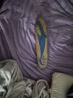 Vintage 1960s Nash Shark Skateboard 1st Design