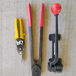 Ybico Steel Strapping  Tool Set With Tensioner And Crimper And Wiss Cutters