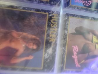 Hustler trading cards