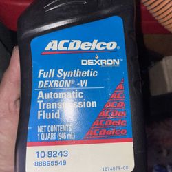 Ac Delco Automatic Transmission Fluid Dextrin Vi