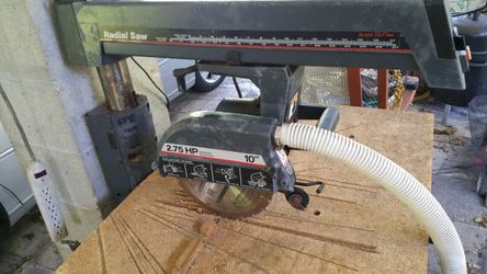 Craftsman 10 inch radial saw