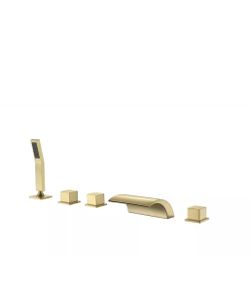 Hanallx Roman Tub Filler Waterfall Tub Faucet