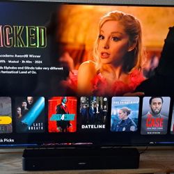 55" 4K TCL TV with Bose Sound Bar System 