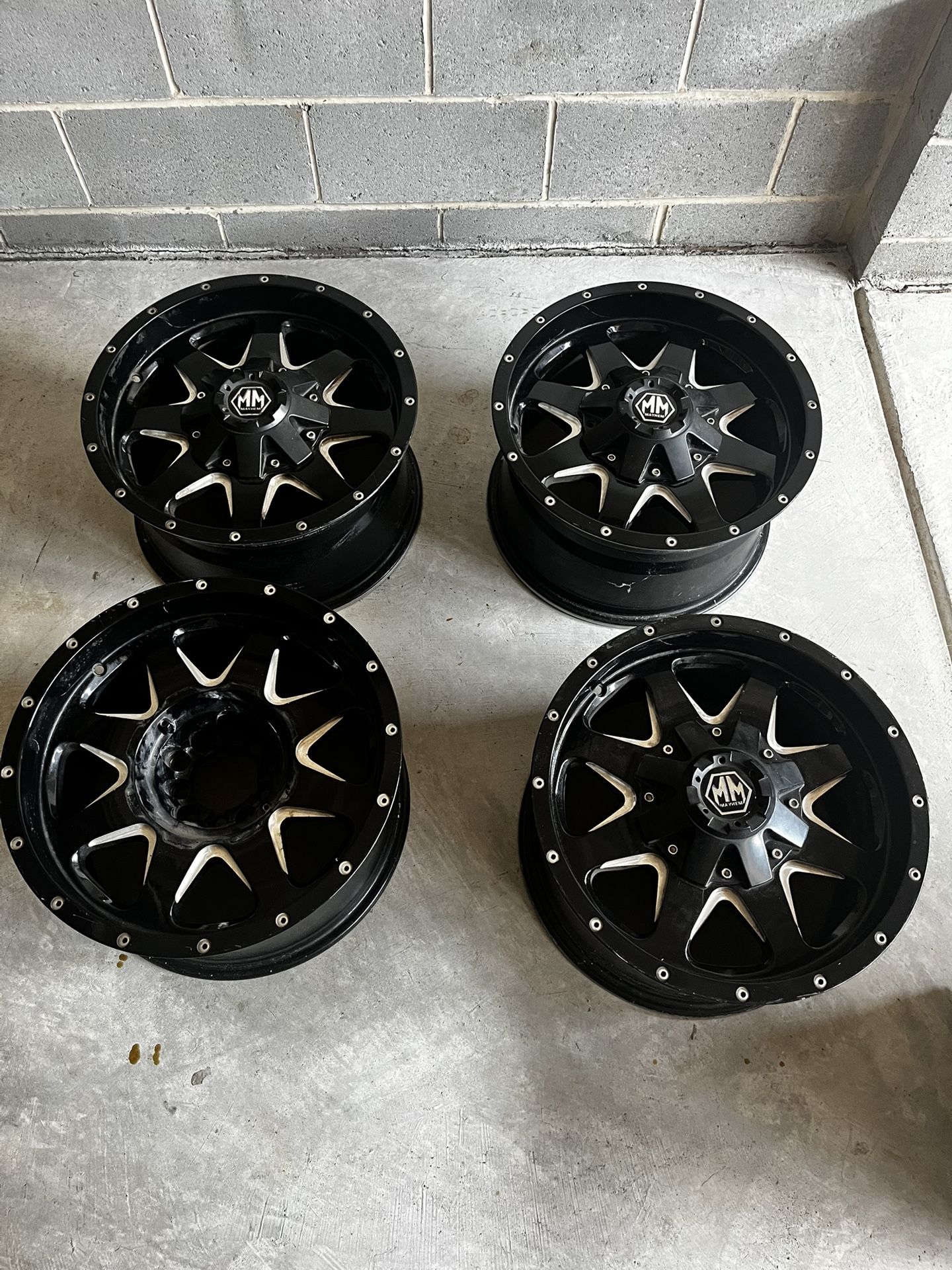17” Mayhem Wheels 