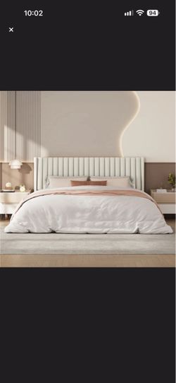 Upholstered Panel Bed