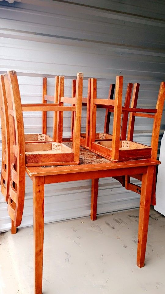 Table And 4 Chairs