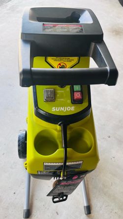 Sun Joe CJ603E Electric Wood Chipper & Waste Shredder – Good Condition