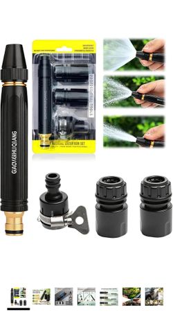 High-Pressure Garden Hose Nozzle Kit 5-Piece – 2-Pack Set