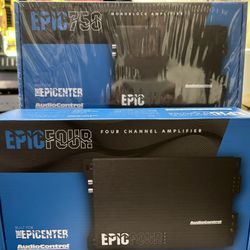 AudioControl EpicFour & Epic750 Amplifiers - $240 