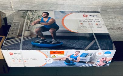 MSRP$400-New Sealed Box-Lifepro Rumblex Plus 4D Vibration Plate