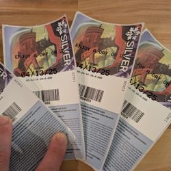 Lift Tickets (4) for Silver Mountain Resort in Kellogg 