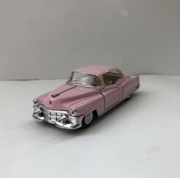 New 1953 Pink Cadillac Series 62 Coupe Sedan Car Toy Diecast Metal 