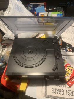 Seeying Bluetooth Record Player Turntable 33/45/78 RPM Built-In Speakers