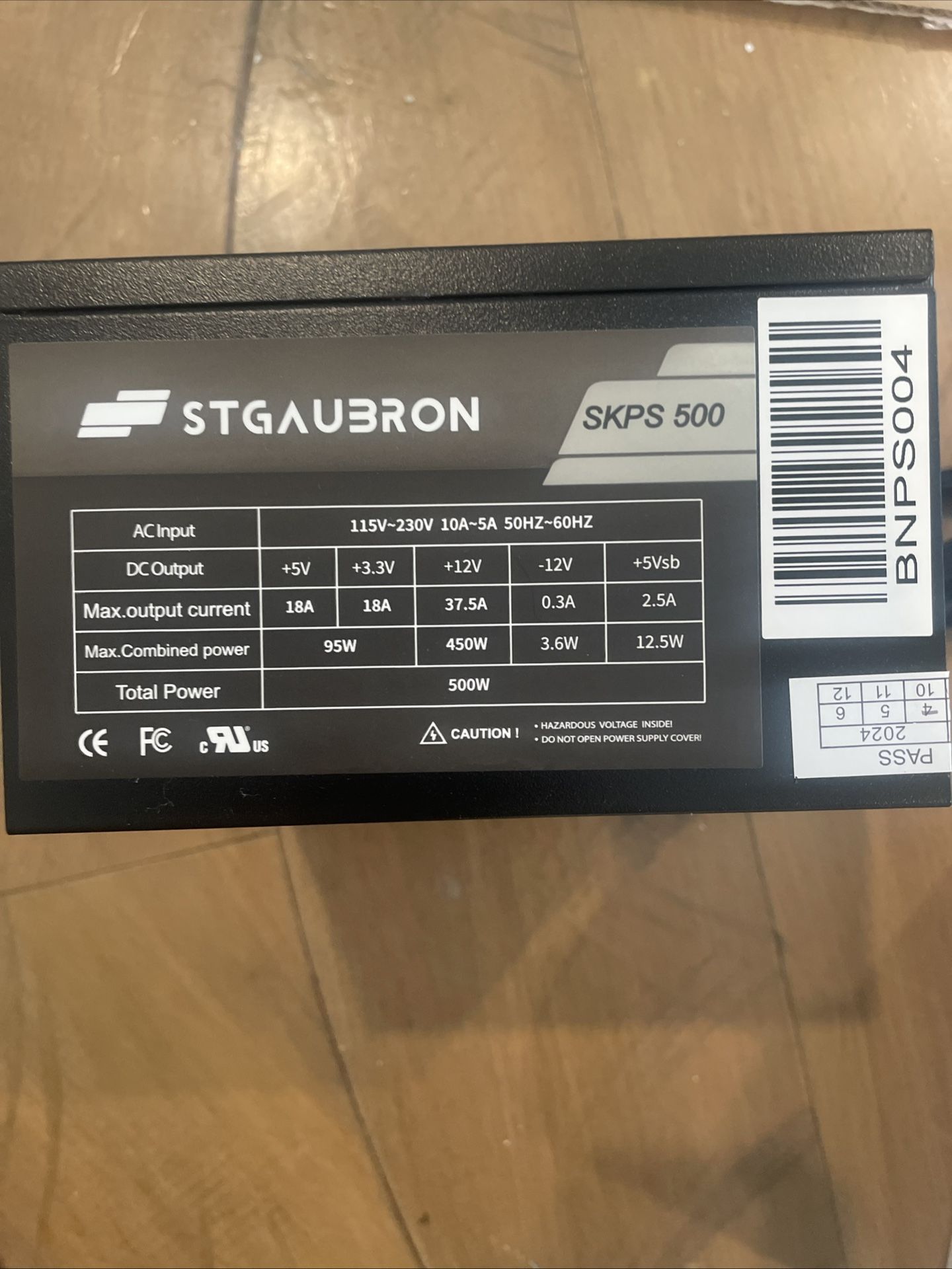 STGAubron 500w PSU