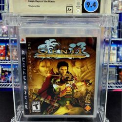 PS3 Genji Days Of The Blade SEALED WATA GRADED 9.4 A +