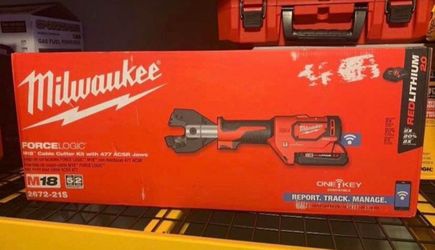 Milwaukee M18 18-Volt Lithium-Ion Cordless Cable Cutter With Steel Jaws with(1) 2.0Ah Battery, Charger, Tool Bag