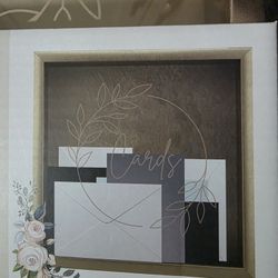 Wedding Card Box Gold And Clear 