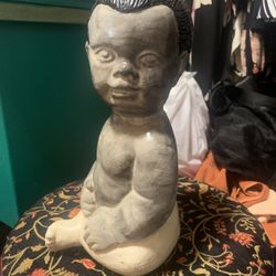 Antique Cement Doorstop 