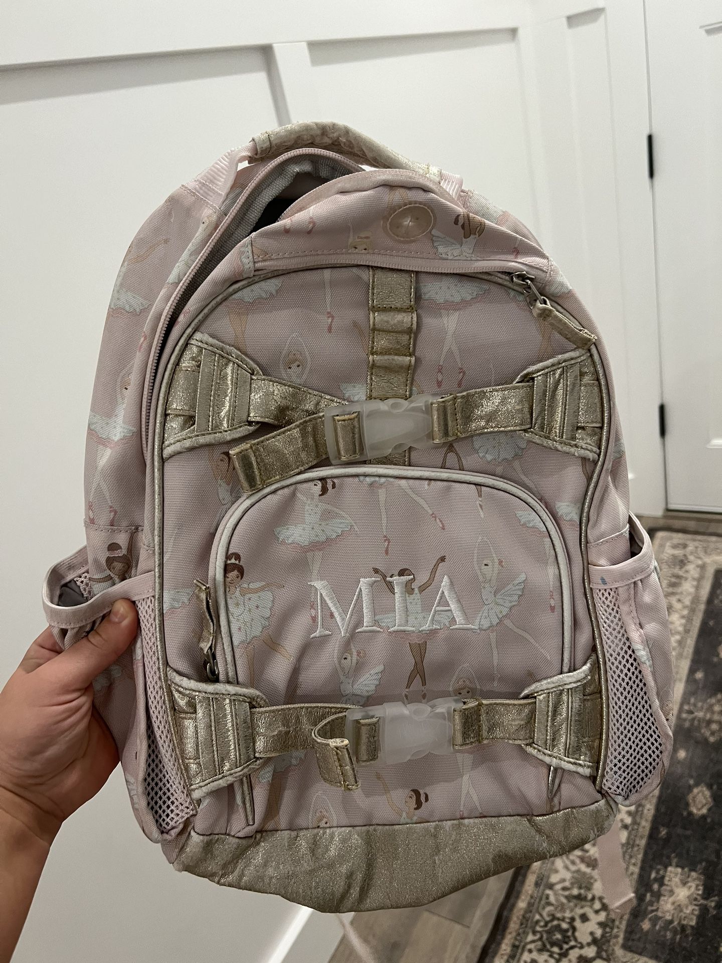 Pottery Barn Back Pack With Printed Name Mia