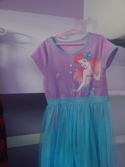 Disney princess Ariel girls dress 10/12