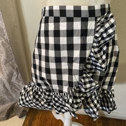 Black And White Skirt