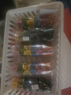 Flower Hair Claws 6 Clips Each Packet