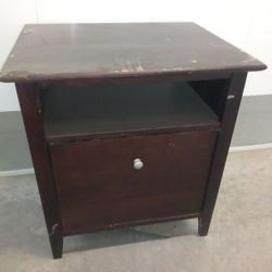 Wood File Cabinet