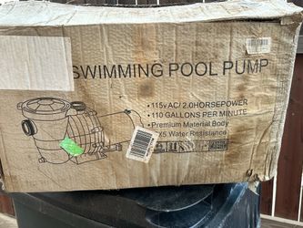 Swimming pool pump