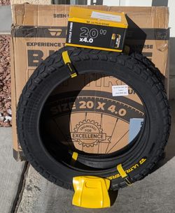 Ultraverse set of 2 Fat Bike Tires and TUBES 20 x 4.0