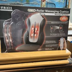 The HoMedics Quad-Roller Massaging Cushion