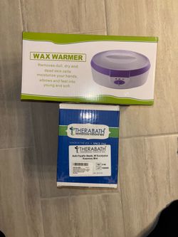 Ejiubas Paraffin Wax Warmer Machine and refill Wax Beads— Purple — New/Sealed in Box