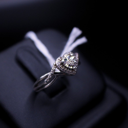 Silver Heart Layer Ring |Lifetime Warranty