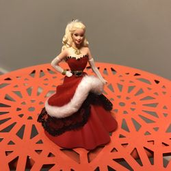 Holiday Barbie ornament set