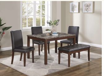 Table And 3 Chair And Bench On Sale For $399