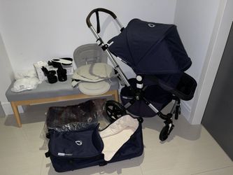 Bugaboo Cameleon 3 Classic Plus Stroller In Navy Excellent Condition for Sale in Aventura FL OfferUp