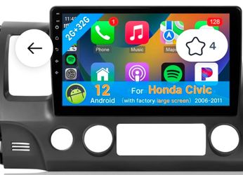 Android 12 Car Stereo for Honda Civic 2006-2011