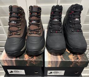 Lot of 2 NIB Nortiv 8 Men's Non-Slip Waterproof Boots (Both Men’s Size 9) - $60 for Both