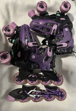 RD Roller Derby Roller Skate 2 In 1