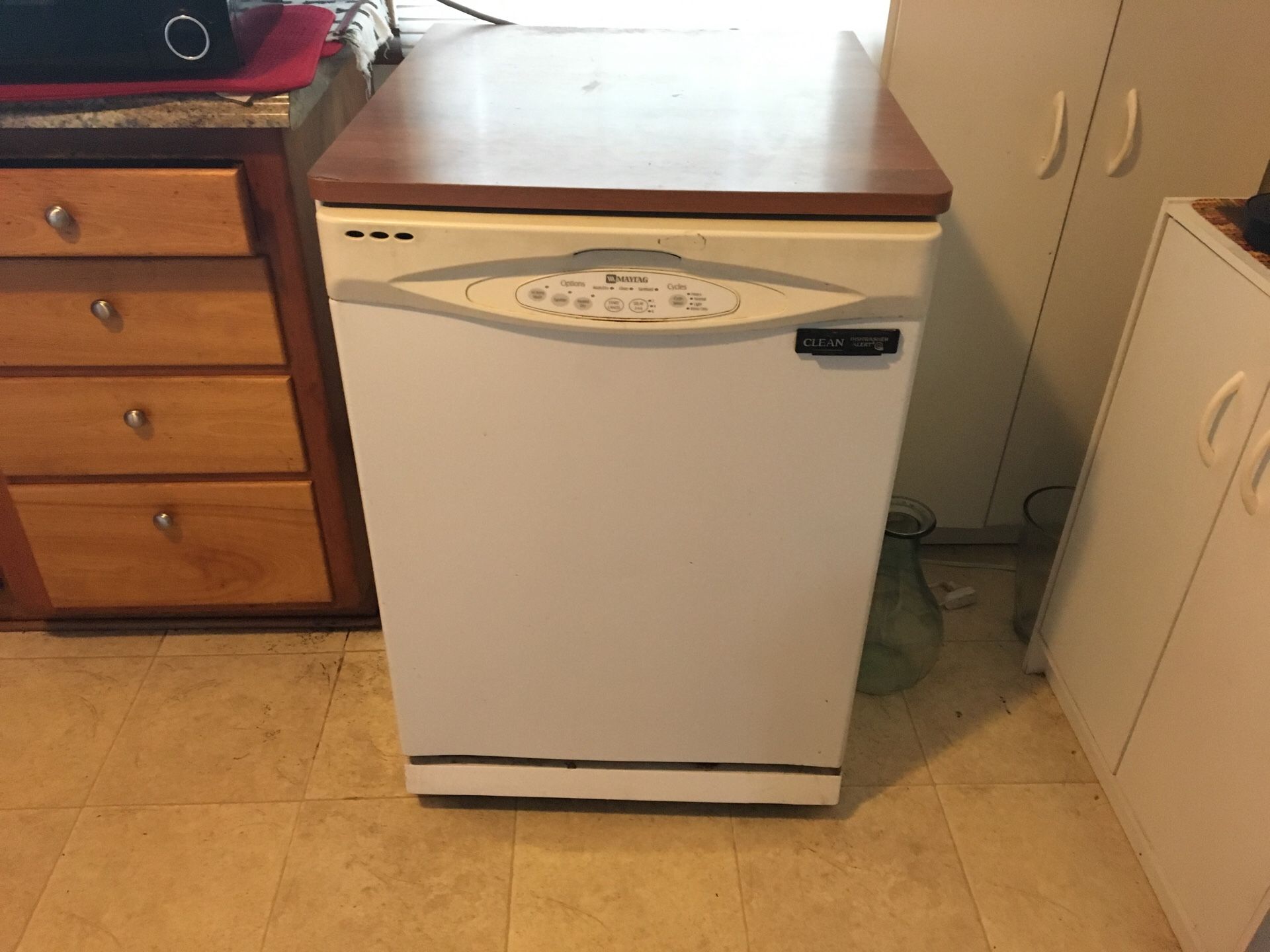 Maytag portable dishwasher 24”