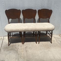 ANTIQUE BENCH - TODAY ONLY $20 obo