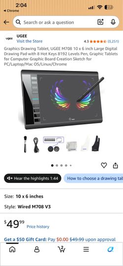 UGEE Graphics Drawing Tablet