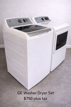 GE Washer And Gas Dryer Set