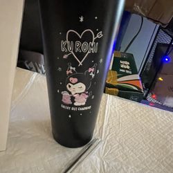 Kuromi Tall  stainless steel cup