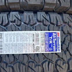 LT 275/70/18 Bfgoodrich All Terrain Ko2 10ply