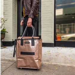 Hulken ( Medium )Rolling Tote Bag with Zip Top Closure  