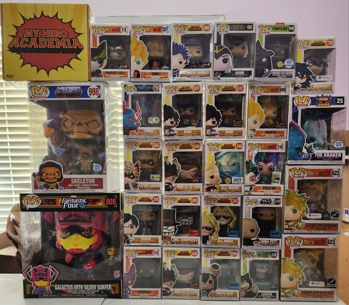 Exclusive Funko Pop Collection - My Hero Academia, Dragonball Z, Marvel & More!